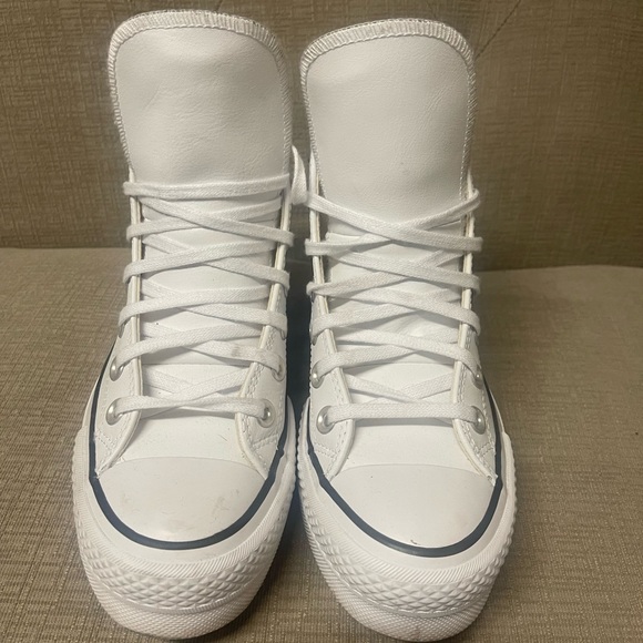 COPY - COPY - Platform Leather Converse - Picture 8 of 9